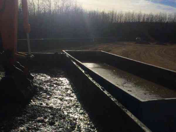 liquid mud solidification